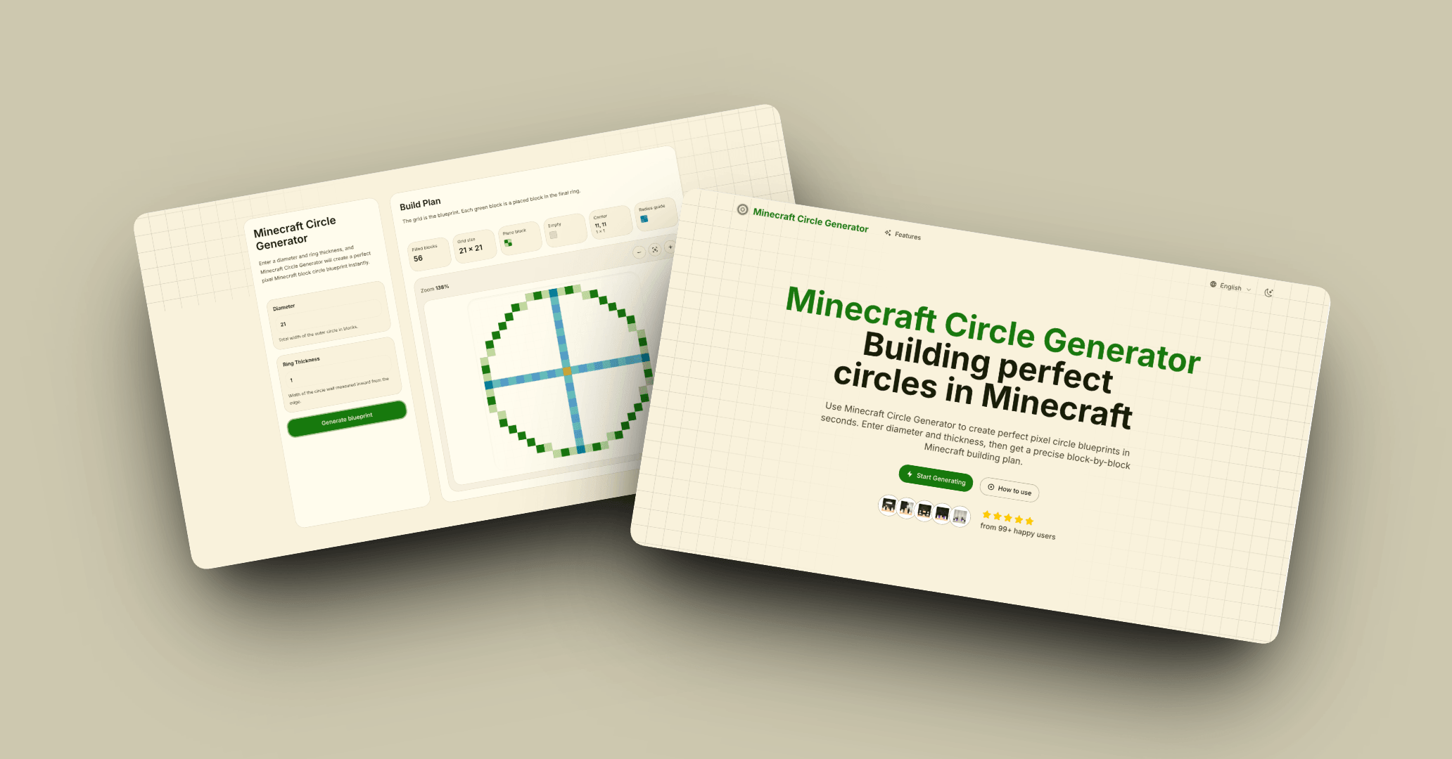 Minecraft Circle Generator - Create Perfect Pixel Circles